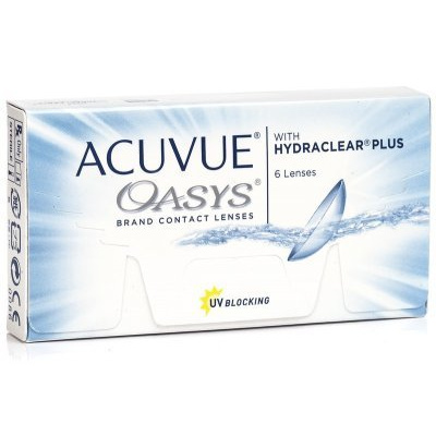 Johnson & Johnson Acuvue Oasys with Hydraclear Plus (6 čoček) - Průměr: 14.0, Zakřivení: 8.4, Dioptrie: +0.75