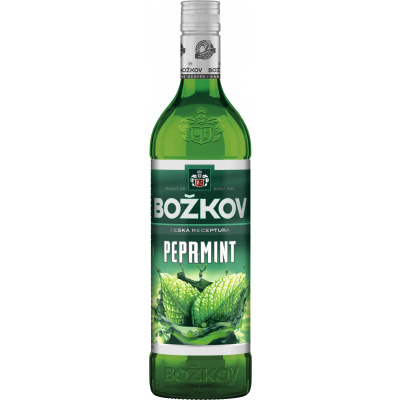 Peprmint Božkov 19% 1l (holá láhev)