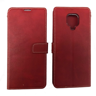 Pouzdro Molan Cano Issue Book Xiaomi Redmi Note 9 Pro/ 9S, červené