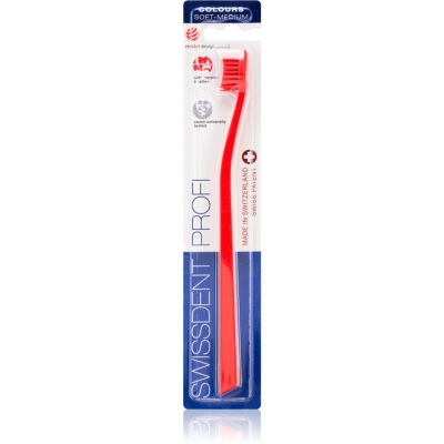 Swissdent Profi Colours Single zubní kartáček soft - medium 1 ks