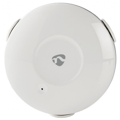 NEDIS Wi-Fi chytrý detektor úniku vody/ napájení z baterie/ hlasitost 50 dB/ Android & iOS/ bílý