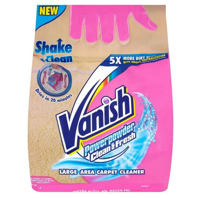 VANISH Shake&Clean Prášek na čištění koberců 650 g