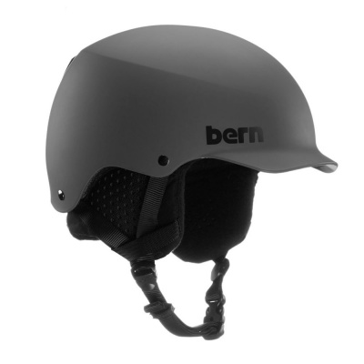 BERN BAKER WINTER HELMET CLASSIC MATTE GREY