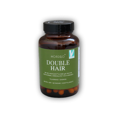 Nordbo Double Hair (Vlasy) 60 kapslí + volitelný dárek