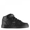 Lonsdale Canons Childrens Hi Top Trainers Black/Charcoal C12 (30.5)