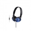 SONY stereo sluchátka MDR-ZX310AP, modrá