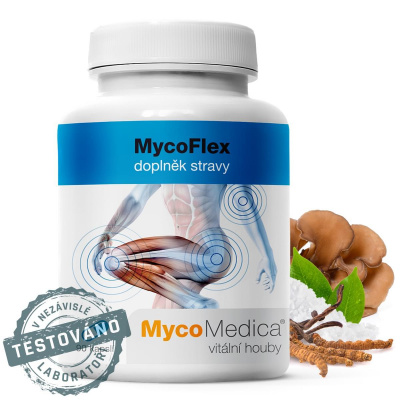 MycoMedica MycoFlex, 90 rostlinných kapslí á 730mg extraktu