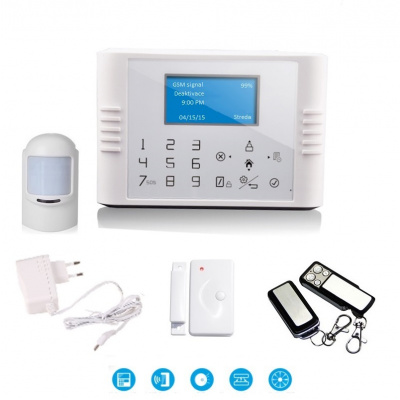Bezdrátový LCD GSM alarm systém BASIC (Model: GS-G180E/Basic)