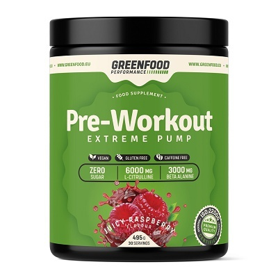 GreenFood Performance Pre-Workout 410 g - mandarinka