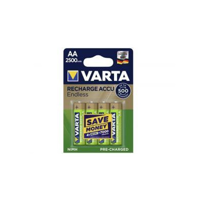 AA R6 2500mAh NiMH 1,2V baterie Varta Endless B4