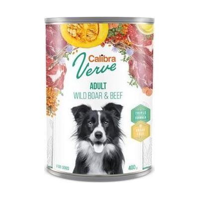 Calibra Dog Verve konz.GF Adult Wild Boar&Beef 400g