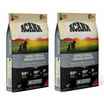 ACANA Heritage Dog Adult Small Breed 2 x 6 kg
