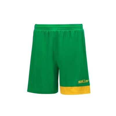 Fotbalové trenýrky Saller Porto Barva: Zeleno žlutá, Velikost: XXS