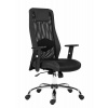 Antares SANDER, kancelářská židle, síťovina černá / látka černá / ekokůže černá