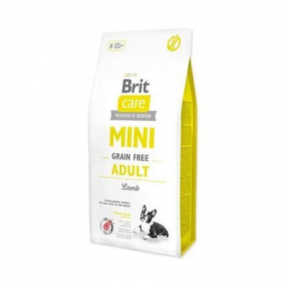 BRIT Care Dog - Mini Grain Free Adult - Lamb - Bezobilná receptura s jehněčím balení 7 kg