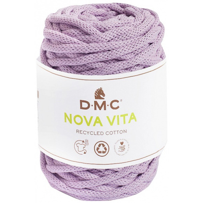 Šňůrková příze na makramé a háčkování NOVA VITA 12 od DMC 250g, fialová lila