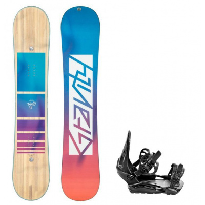 Gravity snowboards Snowboard komplet Gravity Trinity + vázání S230 Velikost: 144 cm, Velikost vázání: S/M