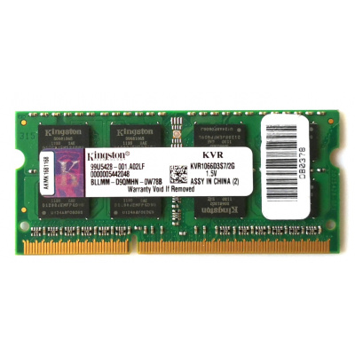 Kingston SODIMM DDR3 2GB 1066MHz CL7 KVR1066D3S7/2G 001.A02LF KVR1066D3S7/2G 001.A02LF