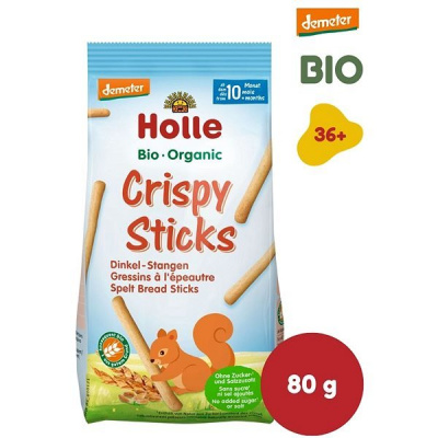 HOLLE špaldové křupavé tyčky 80 g