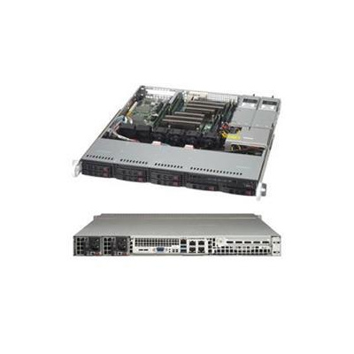 Supermicro CSE-113MFAC2-R606CB SUPERMICRO 1U chassis 8x 2,5" HS SAS3/SATA (2x NVMe), 2x600W (80PLUS Gold)