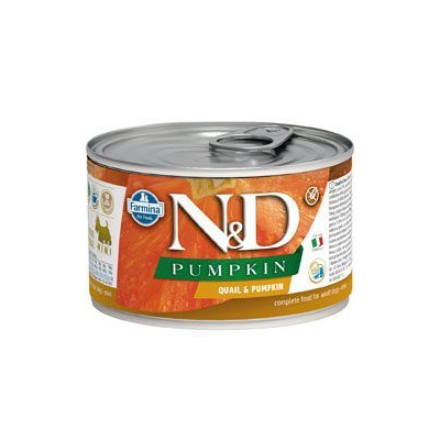 N&D (Farmina Pet Foods) N&D DOG PUMPKIN Adult Quail & Pumpkin Mini 140g