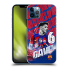 Obal na mobil Apple Iphone 12 / 12 PRO - HEAD CASE - FC BARCELONA - Gavi (Pouzdro, kryt pro mobil Apple Iphone 12 / 12 PRO - Fotbalový klub FC Barcelona - Hráč Gavi)
