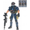 Panáček kloubový SWAT Team se zbraní akční figurka 4 druhy v krabici - 15454