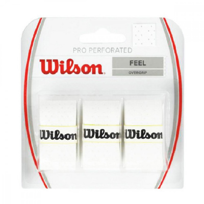 Wilson PRO OVERGRIP PERFORATED 3 ks Biela