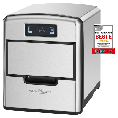 ProfiCook PC-EWB 1187 zařízení na tvorbu ledových kostek 180 W 15 kg/24h Stříbrná