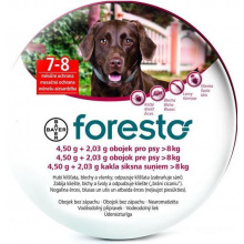 Bayer Obojek Foresto proti blechám a klíšťatům pro psy nad 8kg obojek 70 cm