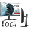 Monitor iiyama G-Master Red Eagle GCB3480WQSU-B1 34" Bend VA LED 180Hz 0,4 ms /2xHDMI 2xDisplayPort hub USB/ FreeSync