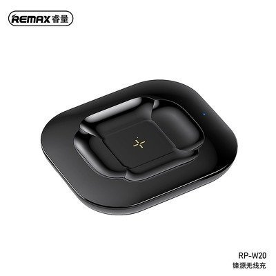 Indukční nabíječ pro AirPods, Remax RP-W20, 10W barva černá