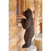 Dřevěná socha, Nahlížející medvěd Ochranný olejový nátěr: Přírodní olejový nátěr