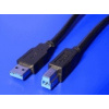 Roline USB 3.0 SuperSpeed kabel USB3.0 A(M) - USB3.0 B(M), 1,8m, černý (11.02.8870)