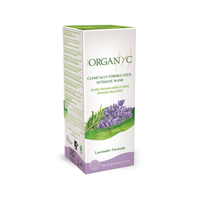 Organyc bio sprchový gel pro citlivou pokožku a intimní hygienu s levandulí, 250 ml velikost balení: kusové balení
