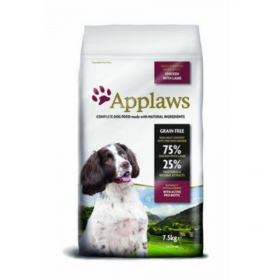 Applaws Dog Adult Small & Medium Breed Chicken & Lamb Varianta:: 7,5 kg