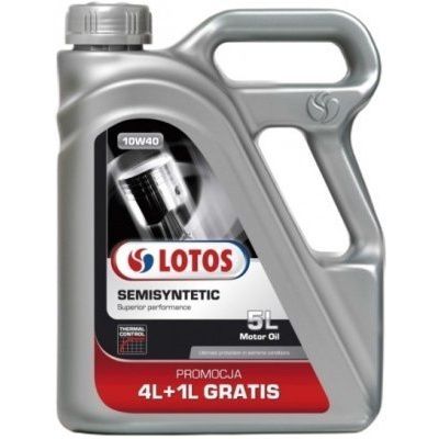 Motorový olej LOTOS Semisyntetic 10W-40, 5L