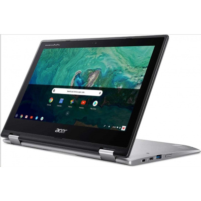 ACER NTB Chromebook Spin 511 (R752TN-C118) - Celeron N4120,11.6" Multi-touch,4GB,64GBeMMC,Intel UHD 600,Chrome OS,černá NX.HPXEC.002
