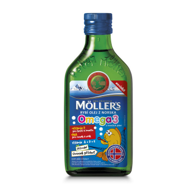 Mollers Omega 3 Ovocná příchuť 250ml