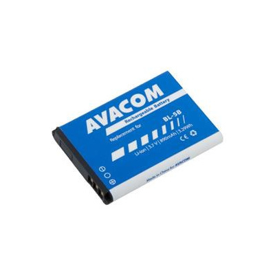 AVACOM Baterie do mobilu Nokia 3220, 6070, Li-Ion 3,7V 890mAh (náhrada BL-5B)