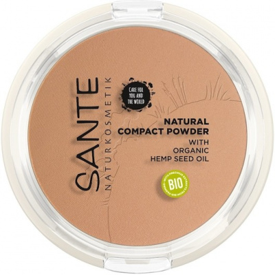 Sante Naturkosmetik Make-up obličeje Foundation & Powder Natural Compact Powder No. 03 Warm Honey 9 g