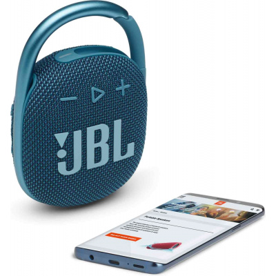 JBL Clip 4 Blue + prodloužená záruka 3 roky