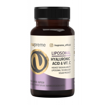 Nupreme Liposomal kyselina hyaluronová + Vitamin C 30 kapslí