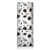 Magnet na ledničku dekorativní Listy a plameňáci 60x180 cm
