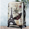 Kabinový kufr ABS vel. S - PC potisk Paris Vintage