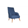 Atelier del Sofa Wing Chair Folly Island - Saxe Blue Sax Blue