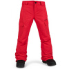 Volcom CARGO INS Dětské zateplené snowboardové kalhoty, červená, L