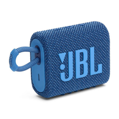 JBL GO3 ECO, modrý