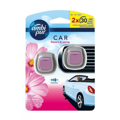 AMBI PUR Car Flower & Spring 2x2ml - Car Air Freshener