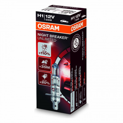 Osram Night Breaker Unlimited 64150NBU H1 P14,5s 12V 55W